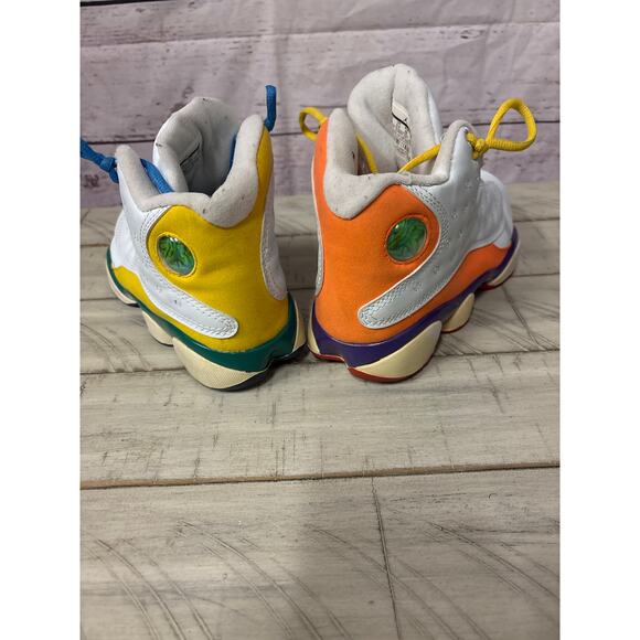 Nike Air Jordan 13 Retro GS Multicolor Women sz 8 - Picture 3 of 6